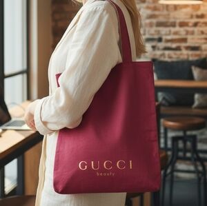 Gucci Beauty Fuchsia Tote Bag